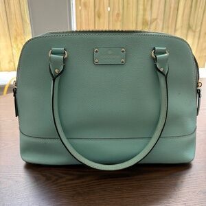 Tiffany Blue Kate Spade Handbag / Leather